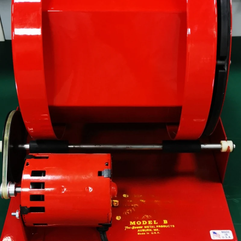 

Roller testing machine with metal cover to prevent cracking and rust