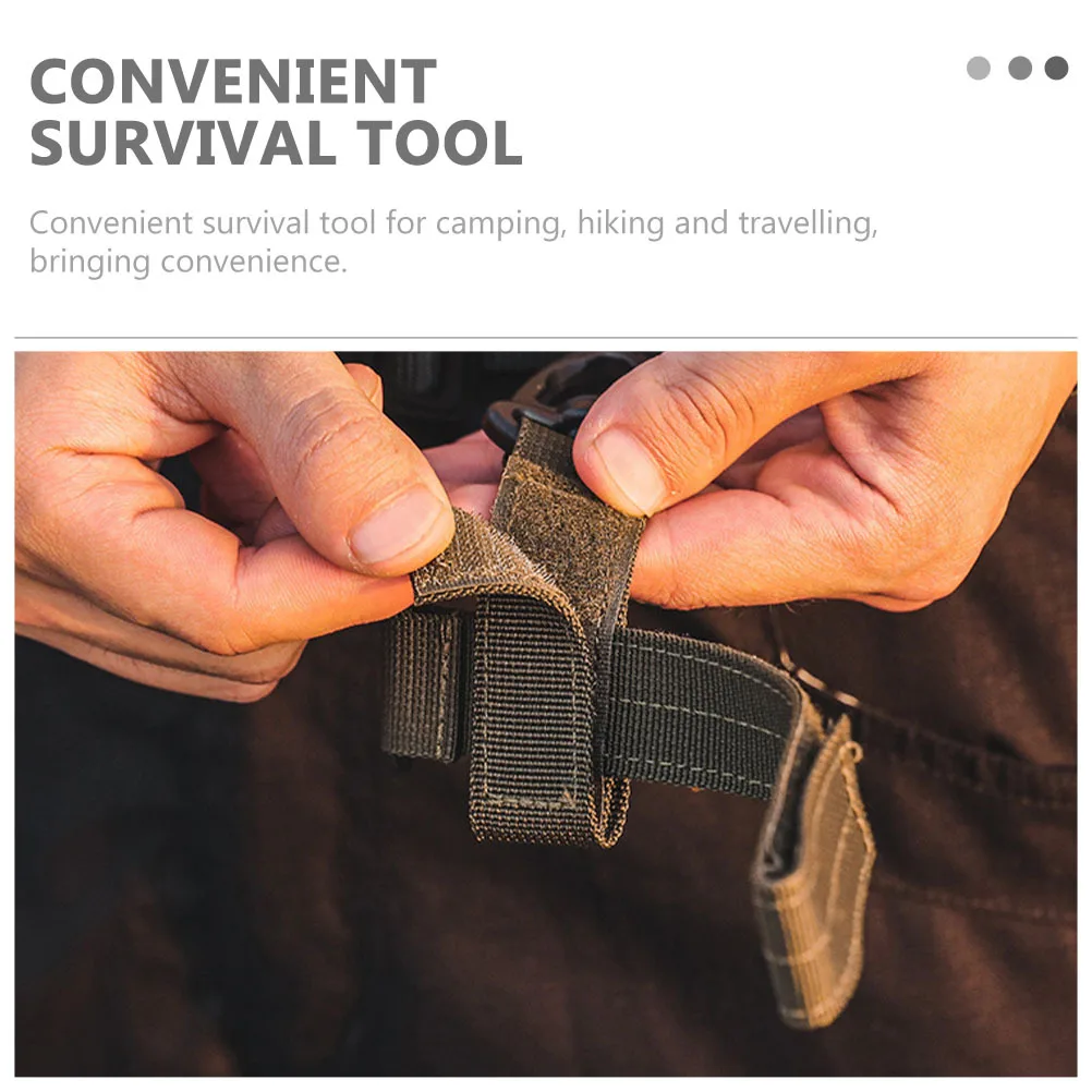 

3 Pcs Glove Storage Tie Grip Camping Accessories Gloves Compact Leash Buckle Hiking Holder Work