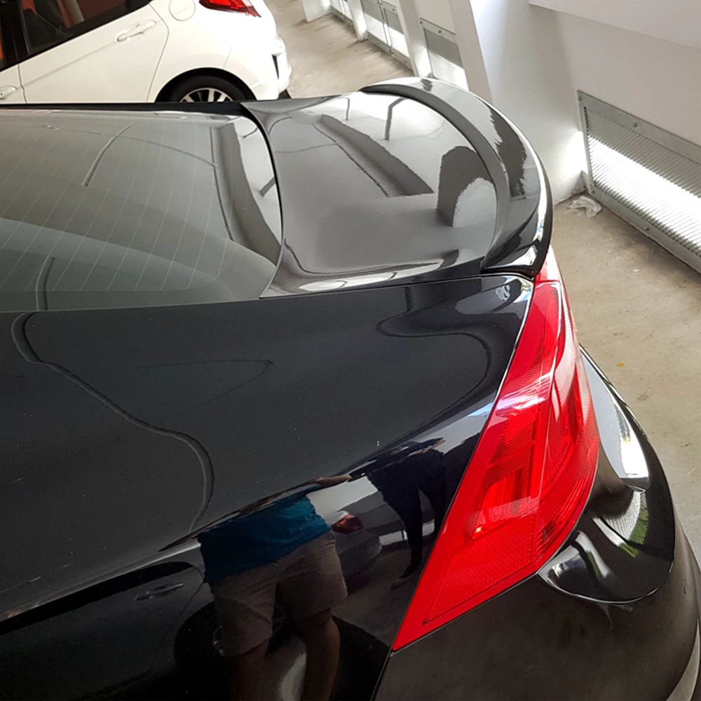 Rear Trunk Lid Duck Tail Car Spoiler Wing For Volvo S60 2011 12 13 14 15 16 17 Quality ABS Black White Carbon Color Accessorie