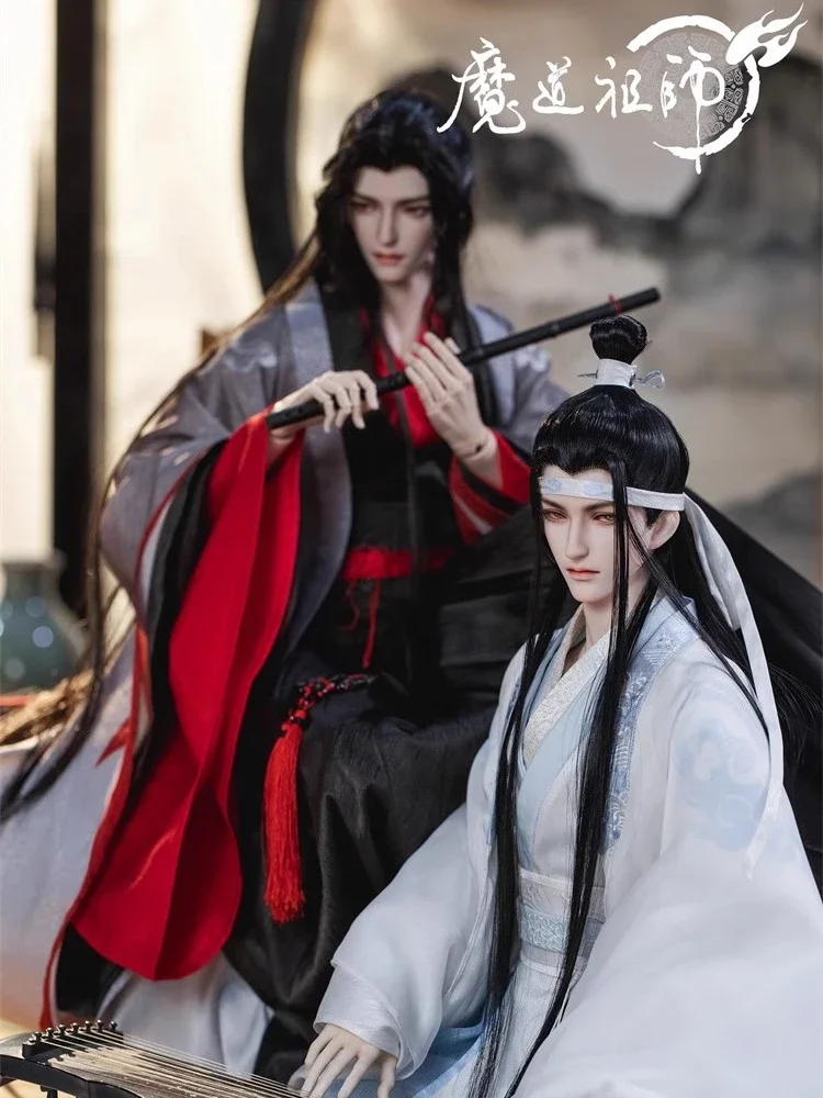 แกรนด์มาสเตอร์แห่งการเพาะปลูกปีศาจอนิเมะ BJD LAN Wangji ขนาด78ซม. รูปแบบเครื่องแต่งกายโบราณที่จำกัดตุ๊กตาขยับแขนขาได้ของขวัญในการตกแต่ง