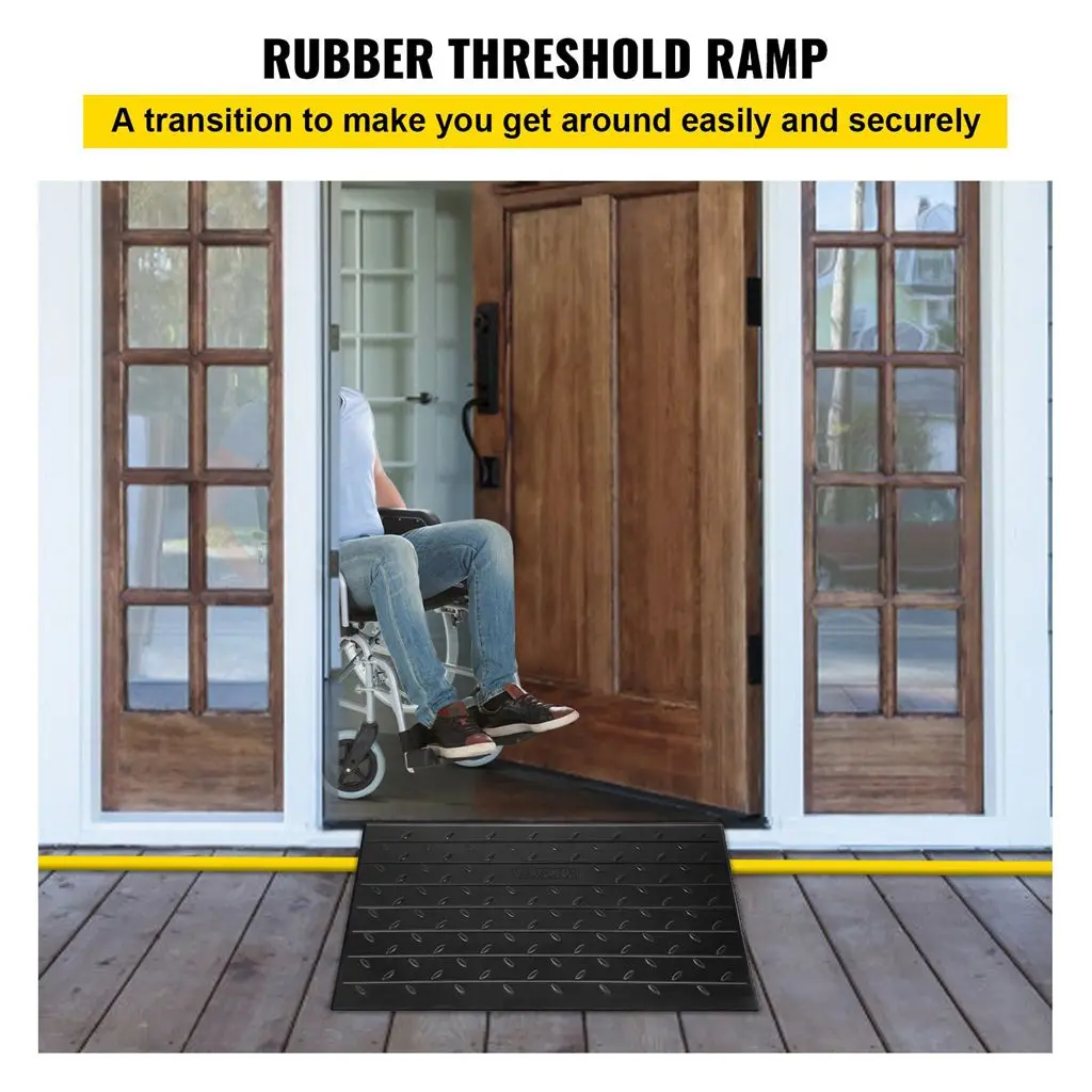 VEVOR Rubber Threshold Ramp, 4