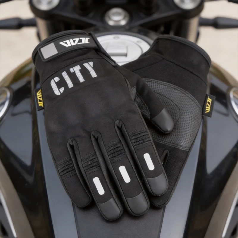 Unisex Motorcycle Gloves Water-Resistant Touchscreen Hard Shell Anti-Fall for ATV BMX MTB Motocross Motorbike Protective Gear