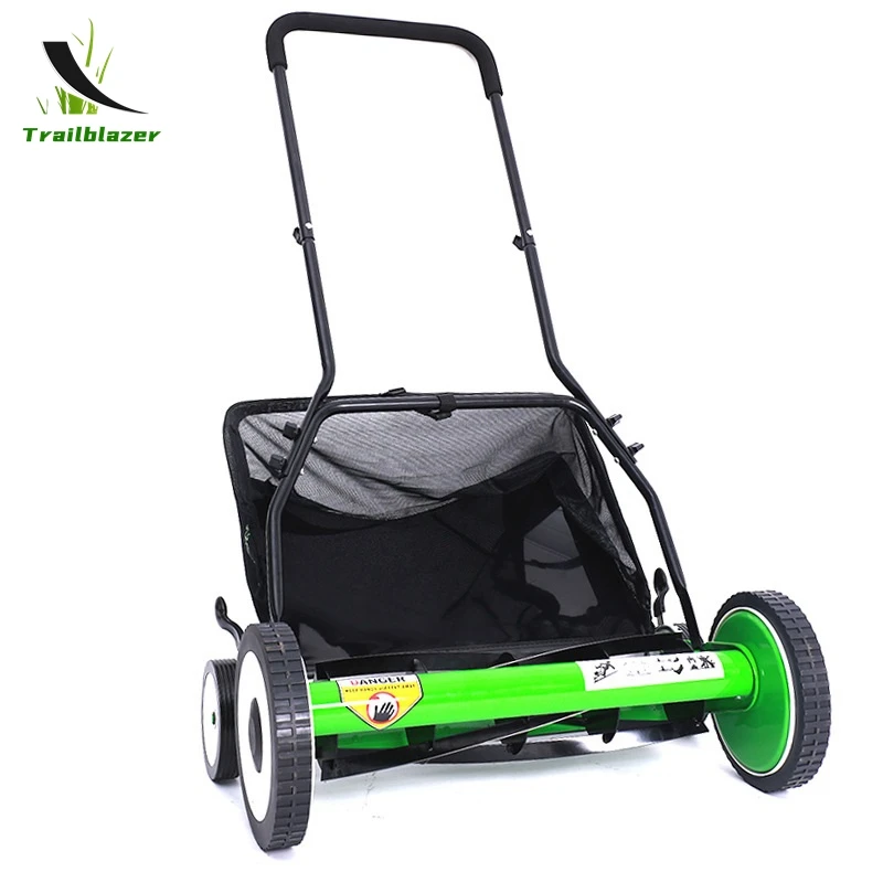 Manual Hand Push Lawn Mower Courtyard Reel Mower Lawn Mower Grass Catcher