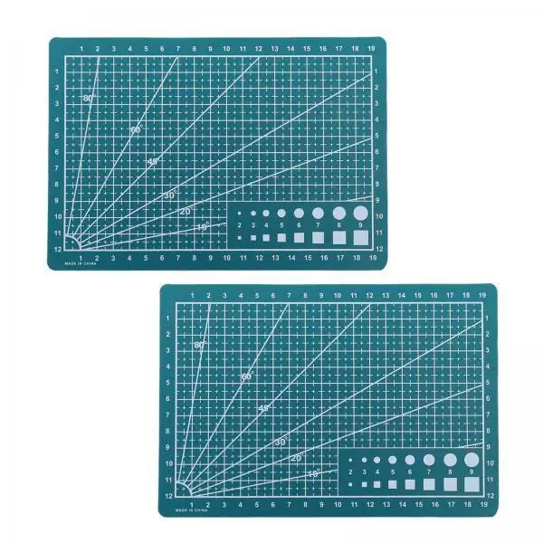 Craft Cutting Pad Double Sided Sewing Fabrics Gridded Board Table Protector for Quilting Scrapbook Hobby Tool