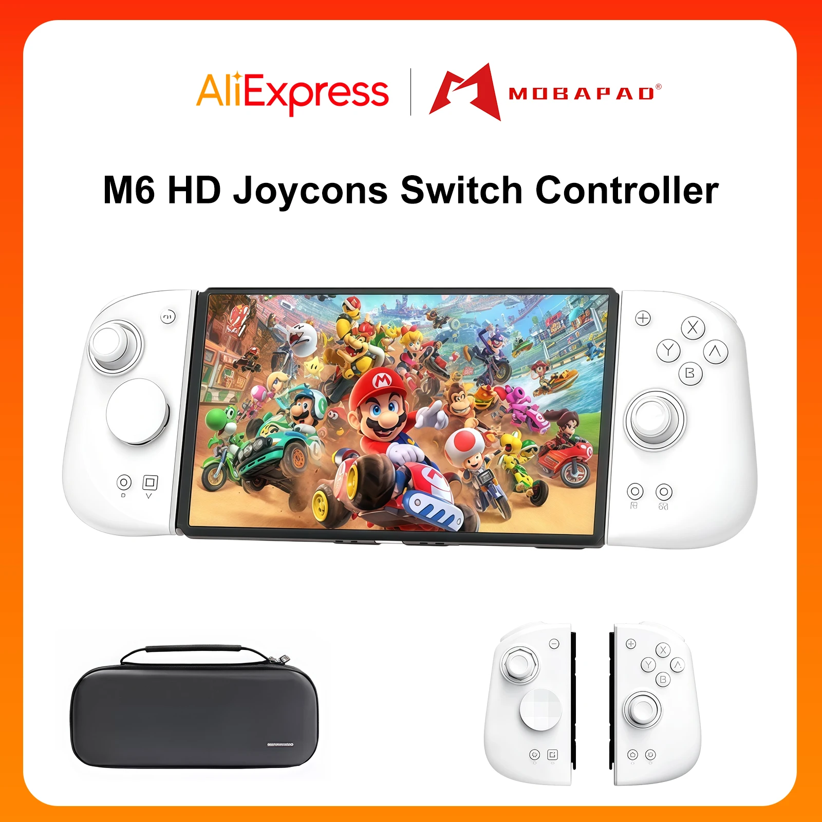 Mobapad M6 HD Gemini2 Bluetooth Gamepad Hall Effect Joystick NFC Wake-Up Voor Nintendo Switch Switch OLED Links Rechts Gaming Contr - afbeelding 2