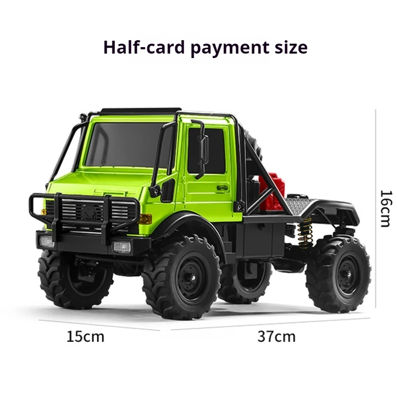 MN-333 Remote Control Car Simulation model Rc truck RV with LED Lights for Boys Kids Rechargeable Battery 4WD Toy Gift