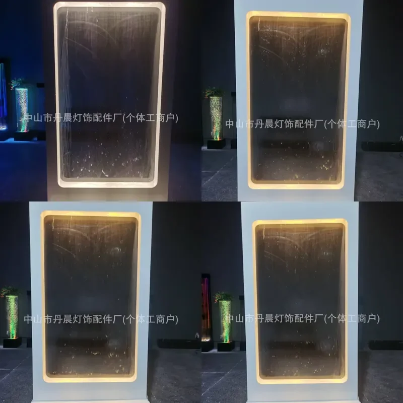 Acrylic Waterfall Screen Luminous Road Curtain Wall for Wedding Event Decor