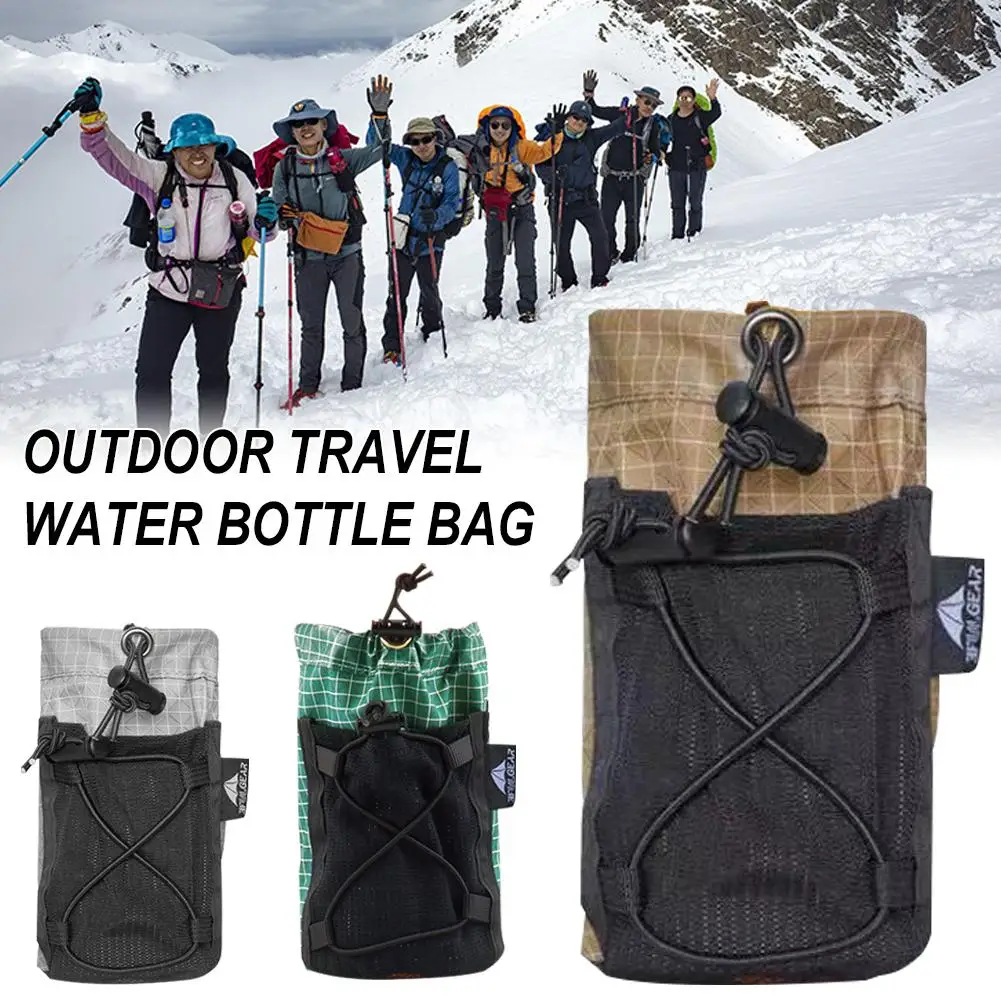 Outdoor Travel Bottle Bag Ultralight Portable Shoulder Bag 3 Holder Carrier Color Cover Strap Accessories Backpack D9Q9