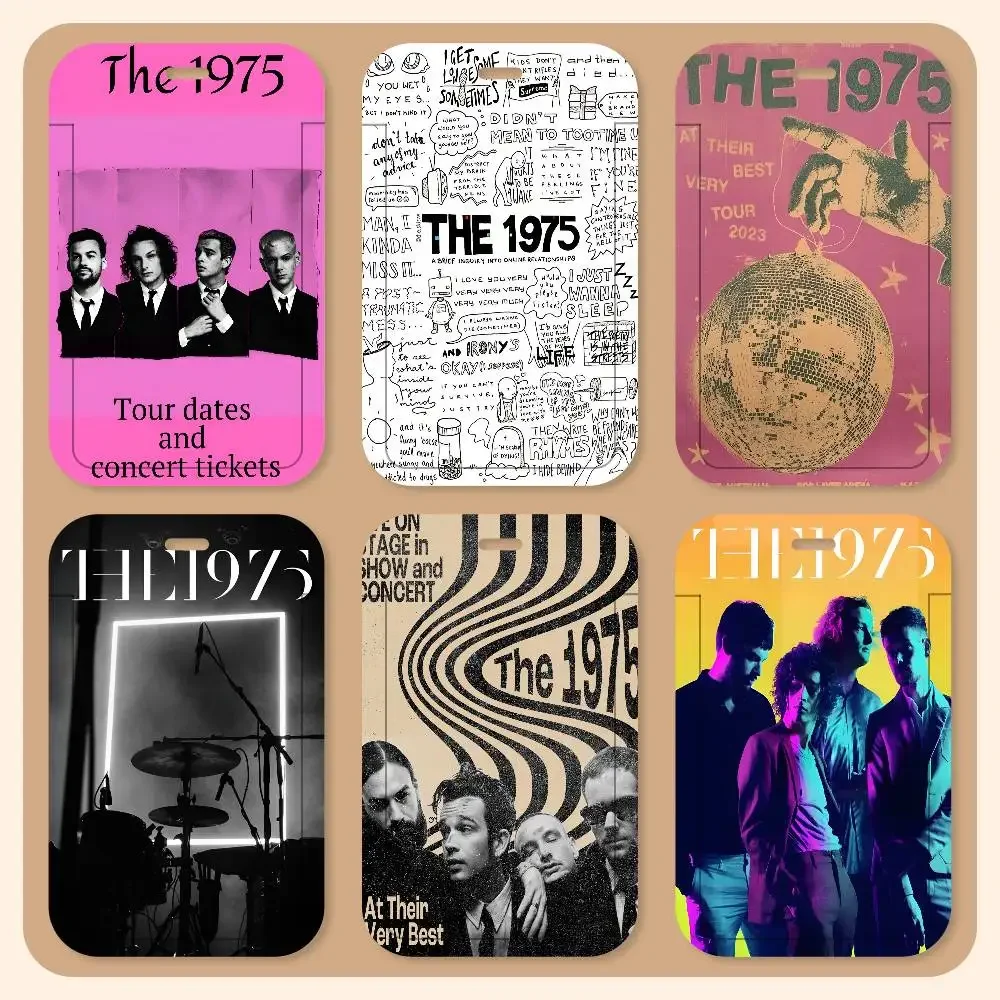 

T-The 1975 R-Rock B-Band Whitepaper Lanyard Card Holders Student ID Card Holders Neckband Card Holders Access Control