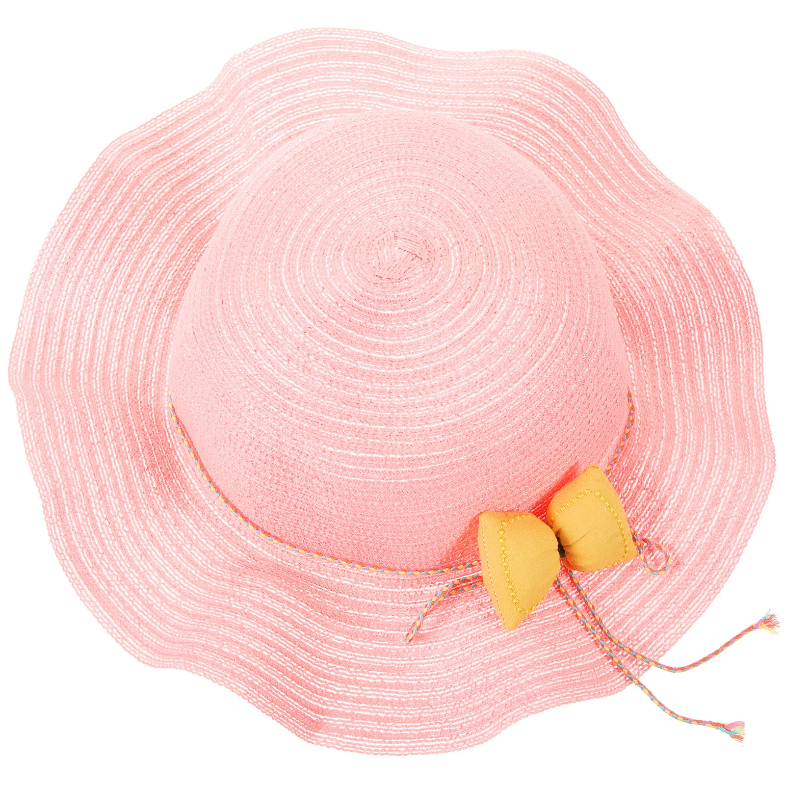 

Kids Sun Visor Hat Little Girls Summer Straw Hat Breathable Uv Protection Lightweight Beach Cap Straw Hats for Kids