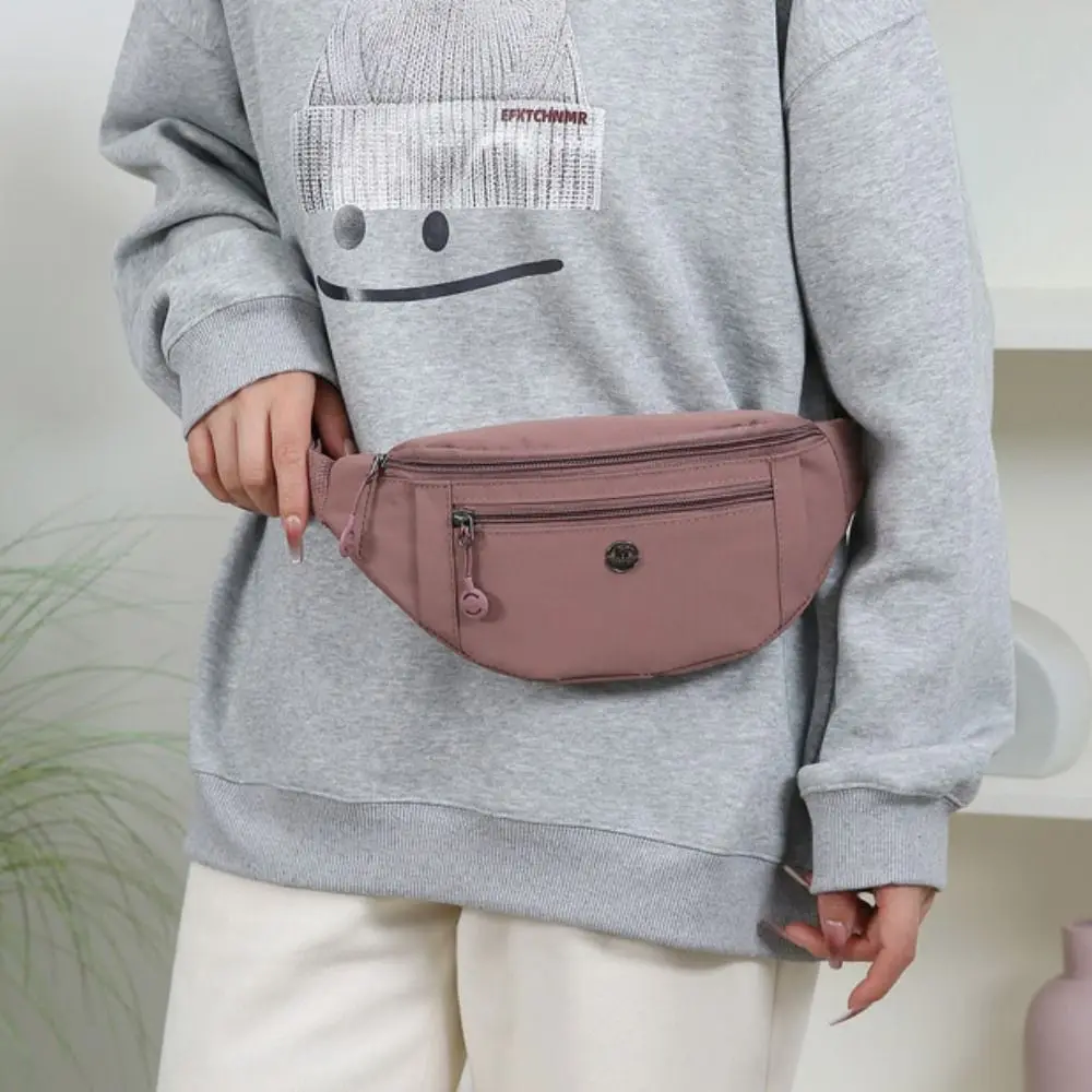 Modische Halbmond-Brusttasche aus Oxford-Stoff, große Kapazität, Umhängetasche, multifunktionale, wasserdichte Hüfttaschen, Unisex – Detail 8