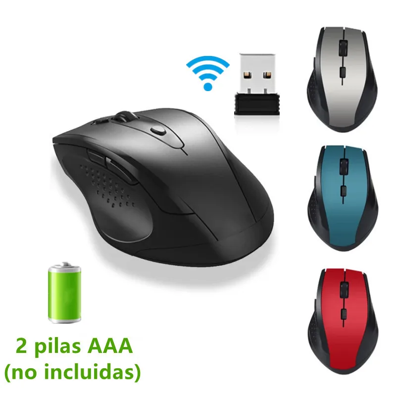 

USB Gaming Wireless Mouse Gamer 2.4GHz Mini Receiver 6 Keys Professional Computer Mouse Gamer Mice For Computer PC Laptop