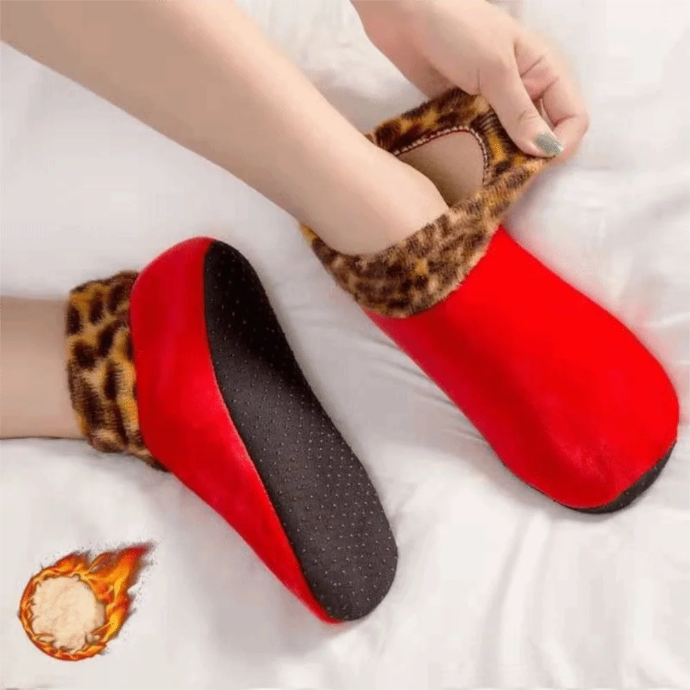 أزياء الشتاء الدافئة المنزل السرير جورب داخلي القطبية الصوف رشاقته جوارب يمكن السير بها على الأرض الحرارية مطاطا عدم الانزلاق Sockings للنساء