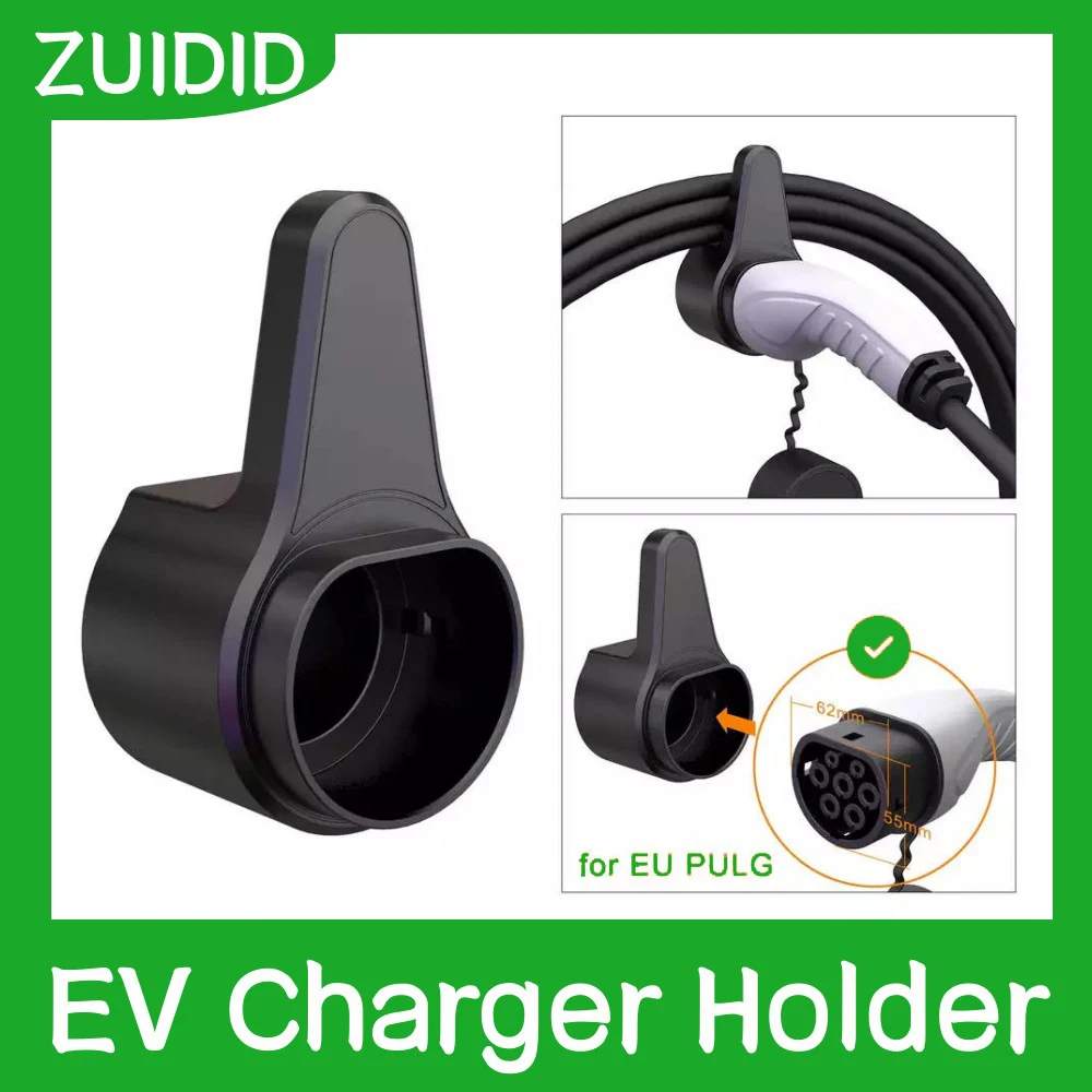 

Type2 Type1 EV Charger Cable Holder Plug Socket For Electric Car Vehicle Charging Organizer Socket Holder Wall Mount Bracket