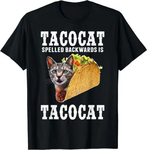 BEST TO BUY Tacocat Spelled Backwards is Tacocat Funny Cat Lover Gift T-Shirt