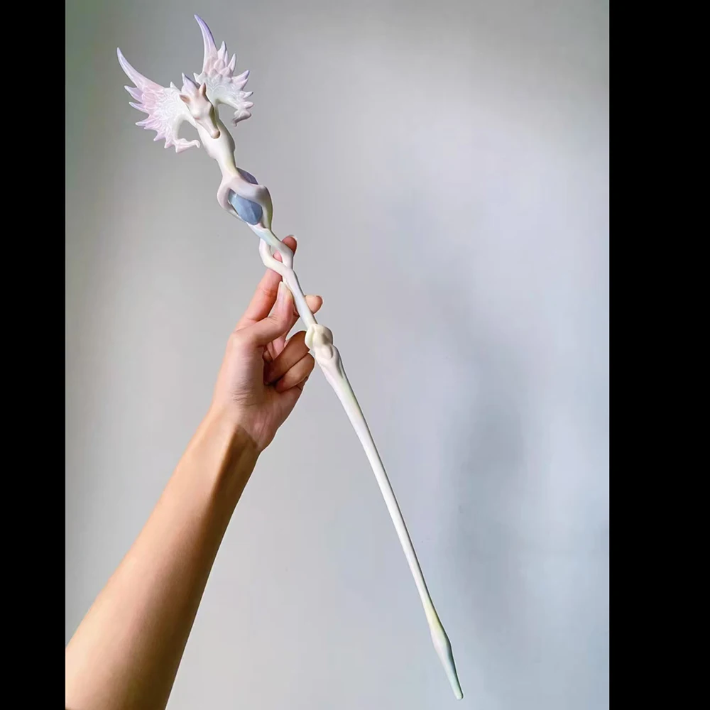 New 1/4 BJD Doll Wand Resin Material For 1/4 BJD Doll Head DIY Doll Accessories Toy Gifts