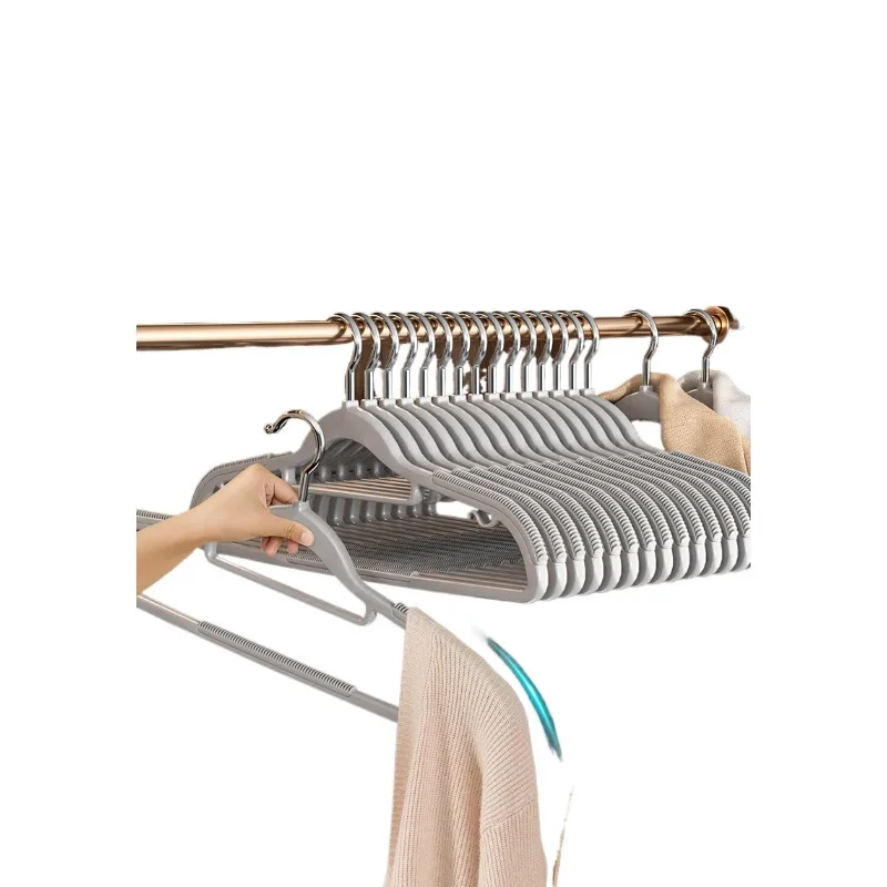 Non-Slip 3D Curved Clothes Hangers Space-Saving Anti-Slip Coat Hangers
