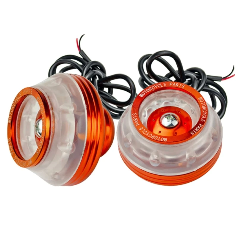 Cursori forcella anteriore per moto Protezioni antiurto illuminate a LED Protezione resistente agli urti Misura universale per la sicurezza delle partenza migliorata