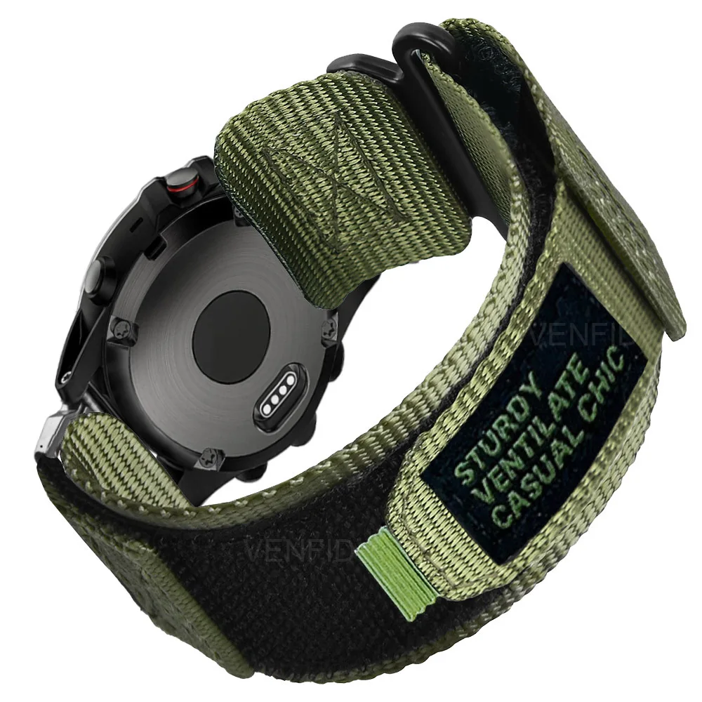 20mm Nylon Band For Garmin Fenix 7S Quick Release Sports Women Men Woven Watch Strap Loop For Fenix 6S Pro 5S Plus Clasp