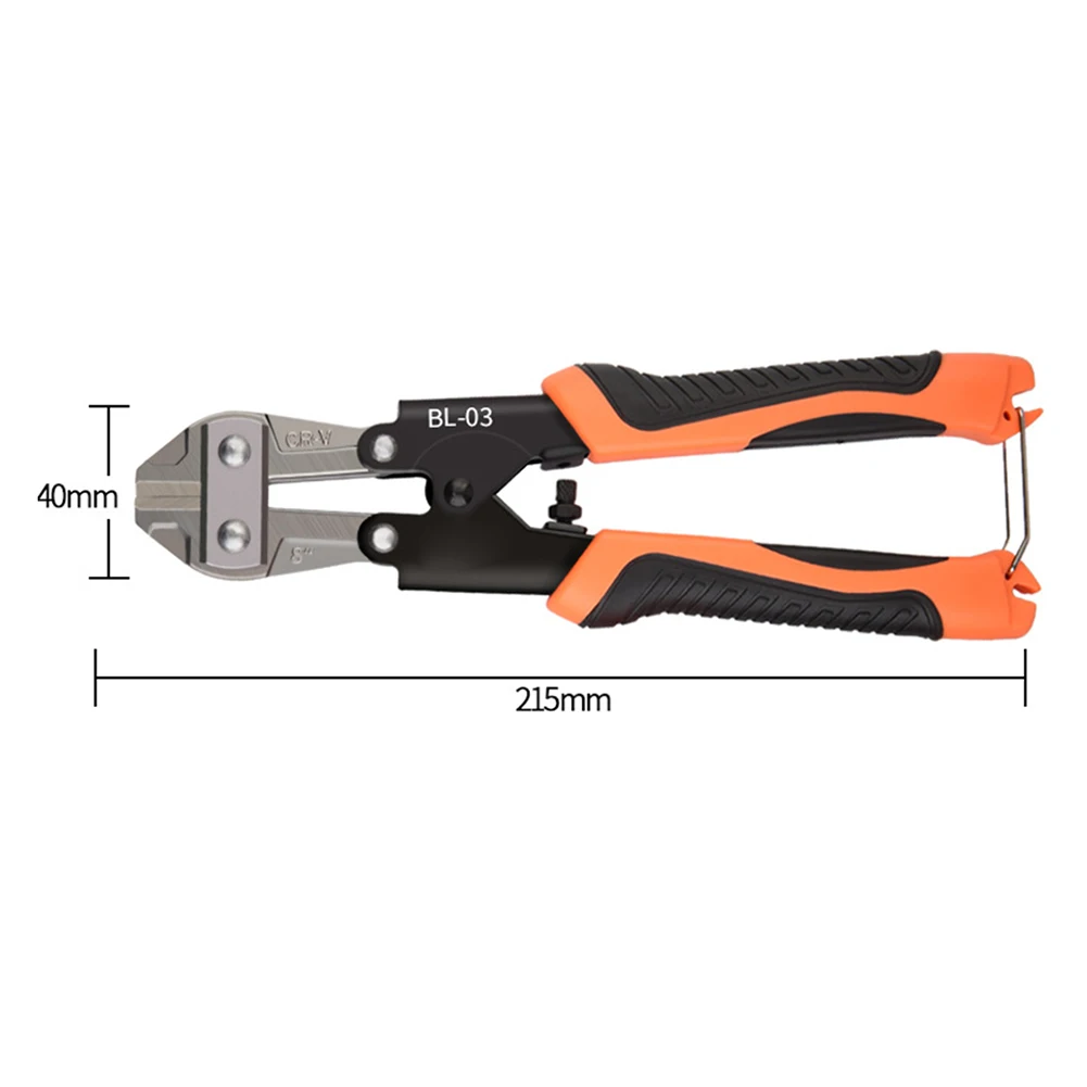 

For Home Repairs Bolt Cutter For Toolbox Orange Portable Bolt Cutter For Home Repairs Multi-tool Compact Design