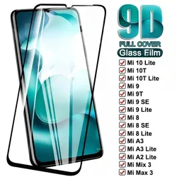 2pcs Protective Glass For Xiaomi Mi 10 9 8 10T Lite 9T Pro Tempered Glass For Mi 9 8 SE 5X 6 6X A3 A2 Lite Mi Max 2 3 Mix 2 3