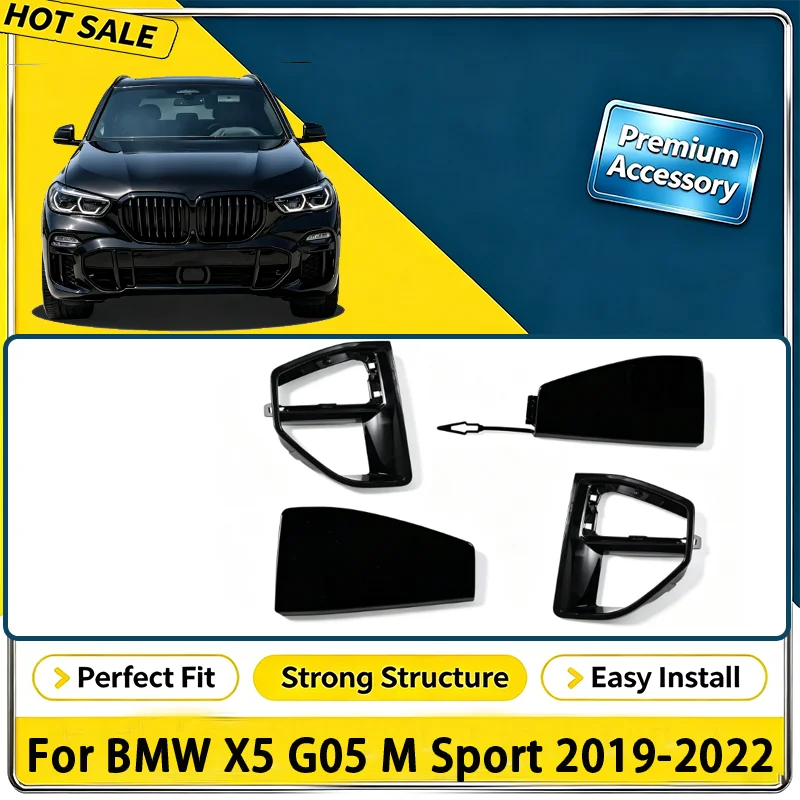 For BMW X5 G05 M Sport 2019 2020 2021 2022 Front Bumper Tow Hook Cover Cap 51118092124 51118069237 Trailer Cover Cap Accessories