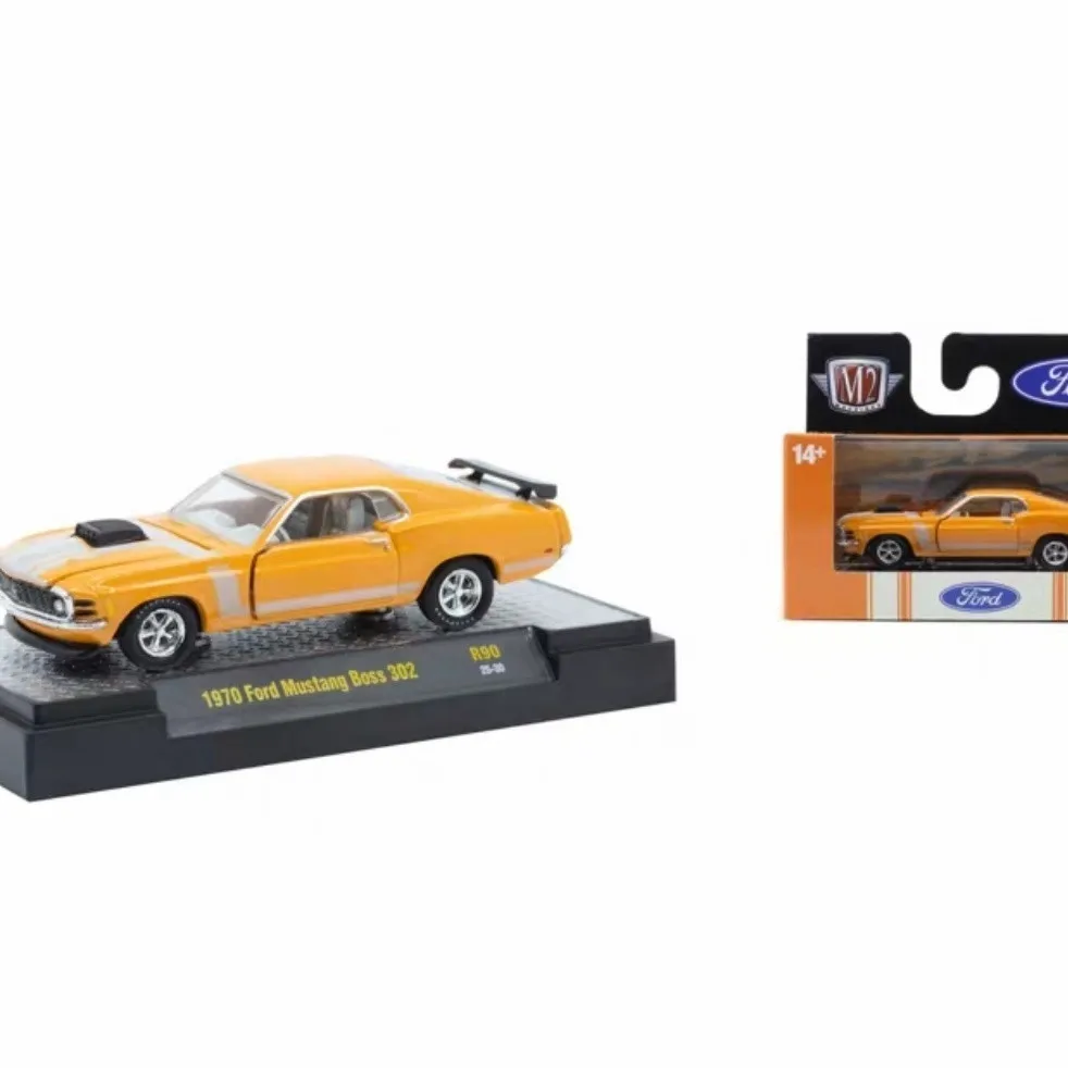 M2 1:64 1970 Ford Mustang Boss 302 Ford Mustang Die-cast Model Car