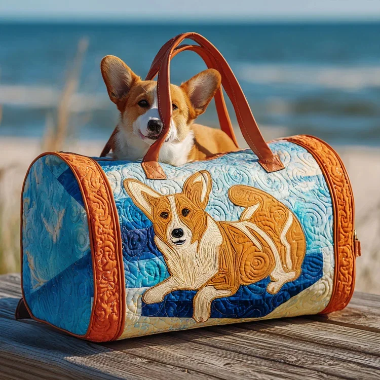 

3D Printed Quilted Bags dog funny Personalized Gifts Custom Bags Handbag Tote Bag Training Travel Bag Beach Hiking Camping
