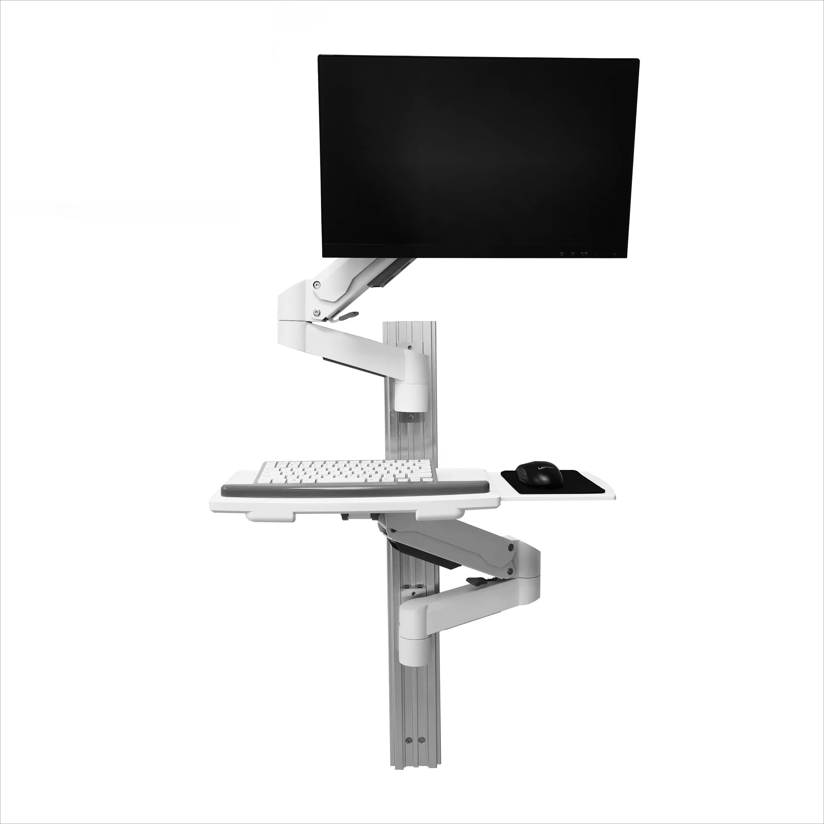 

Dual Monitor Arm Stand Heavy-Duty Adjustable Mouse Keyboard Stand for Dual Monitors 90 Degree Tilt Angle New Product