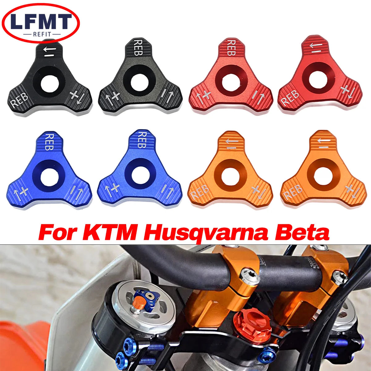 

CNC 48mm Front Shock Absorber Fork Knob Adjuster Bolt For KTM EXC SX SXF XCW XCF EXCF EXCR For Husqvarna TC TETC TE TX 2007-2019