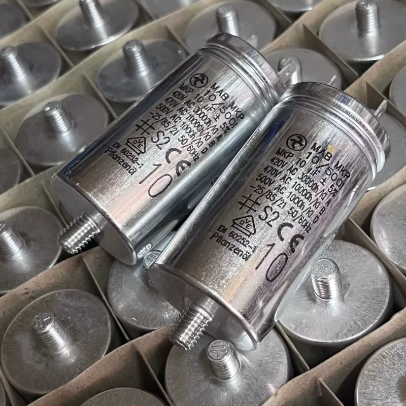 

3pcs Brand new in original box German Hydra MAB MKP 10UF 500V AC Premium Oil-Immersed Non-Polar Capacitor