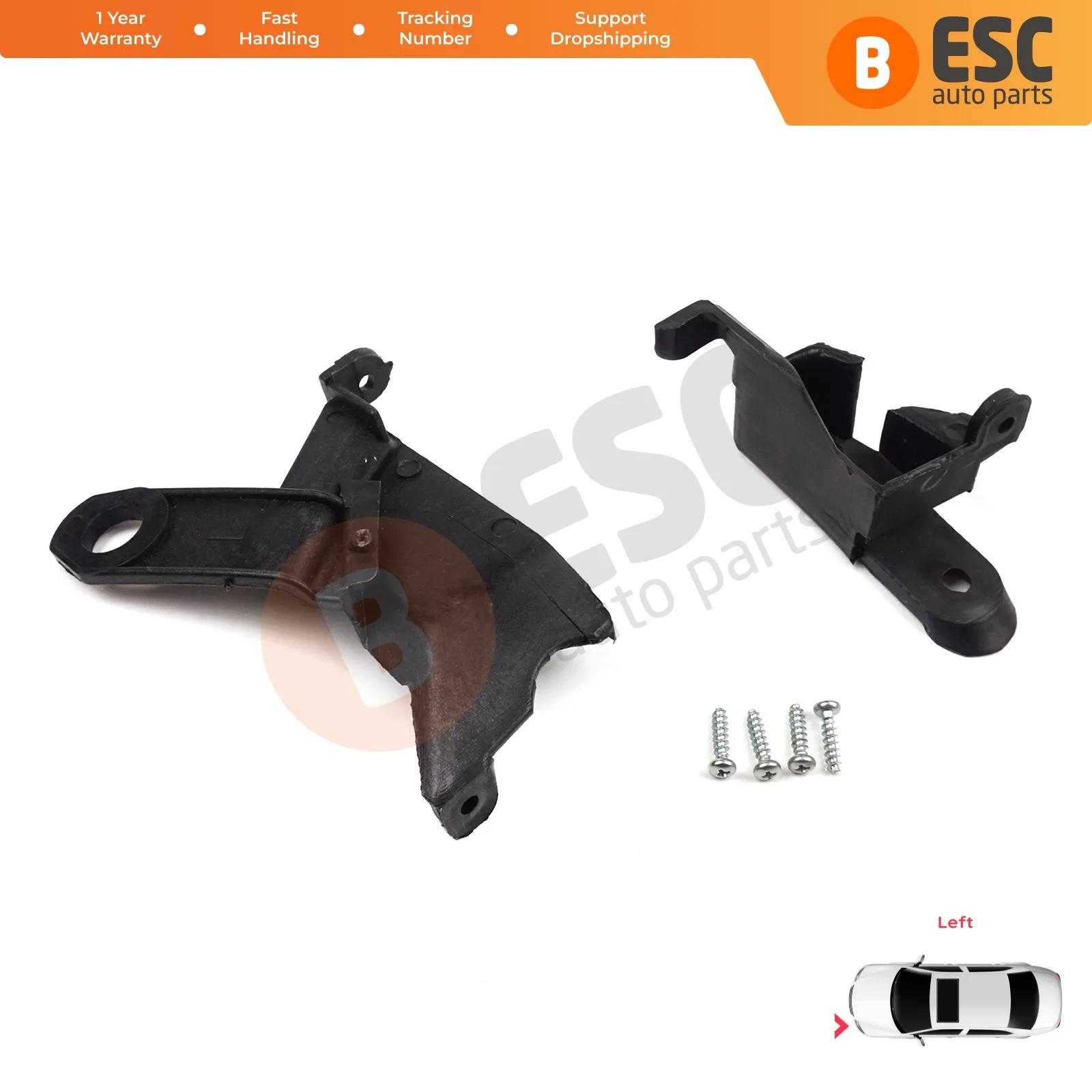 EHL24 Headlight Holder Mount Repair Bracket Tab Set Left Side for Toyota Corolla MK10 X E140 E150 Altis 2006-2010 8119512050