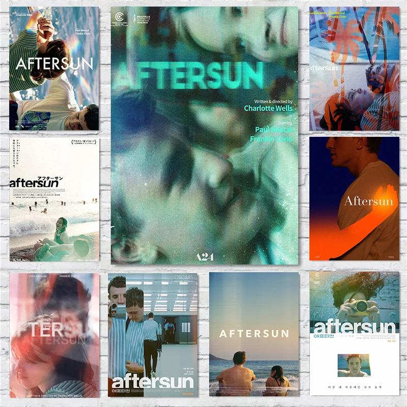 Popular Feature Cannes Film Festival Nominated Movie Aftersun Poster Prints Canvas Painting Wall Art Pictures Home Room Decor