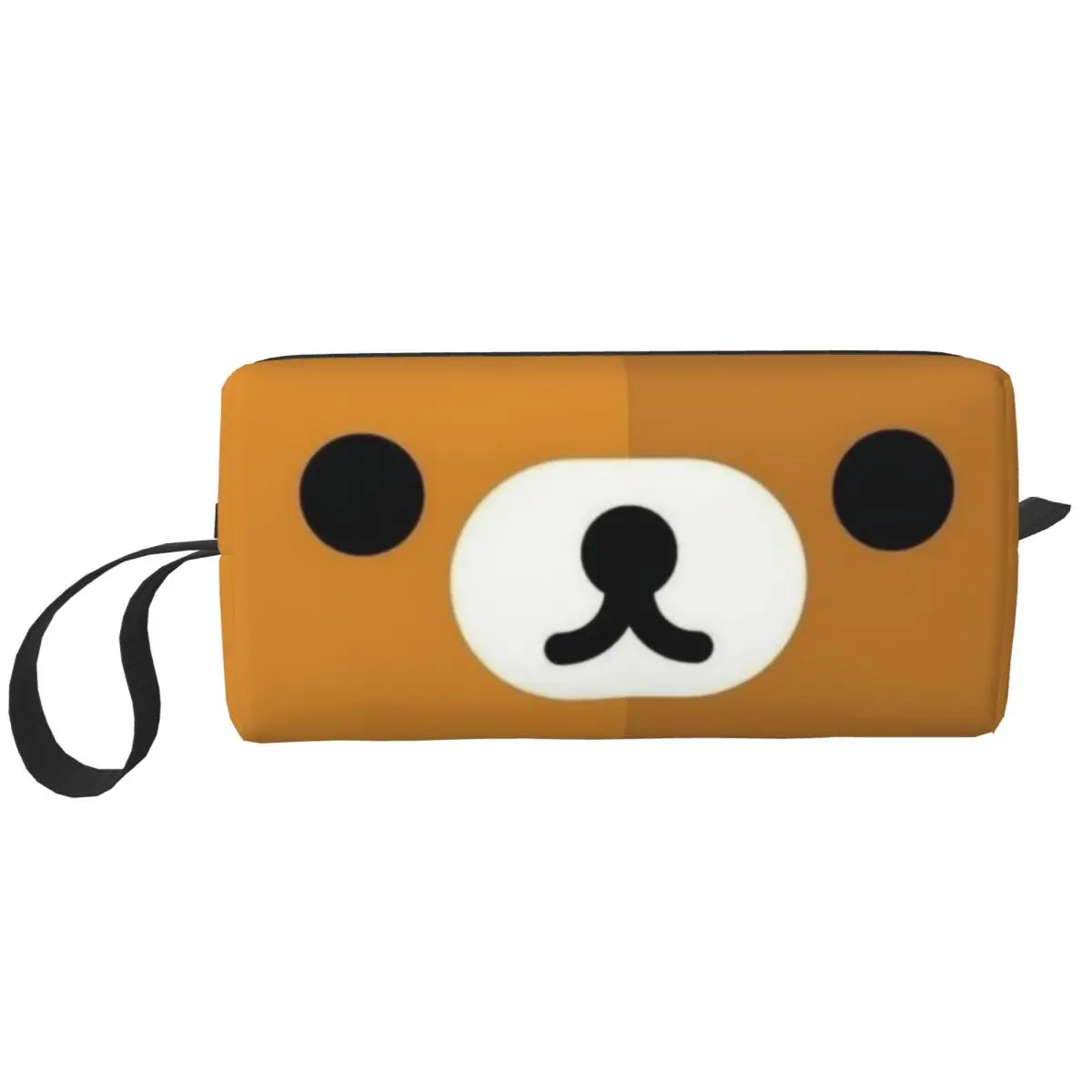 Kawaii Rilakkuma Travel Toiletry Bag Women Japanese Cartoon Manga Cosmetic Makeup Bag Beauty Storage Dopp Kit