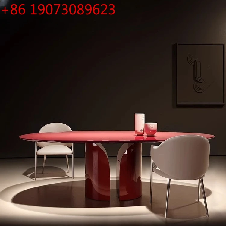 

Французский креативный обеденный стол, свет, роскошная капля воды, высококачественное ощущение особой формы