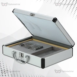 Professional Progressive Trial Lens Set | PMMA Material 22 pcs A1 Metal Rim 1.00-3.50 Diopter Mulit Focusing Tunnel Lined
