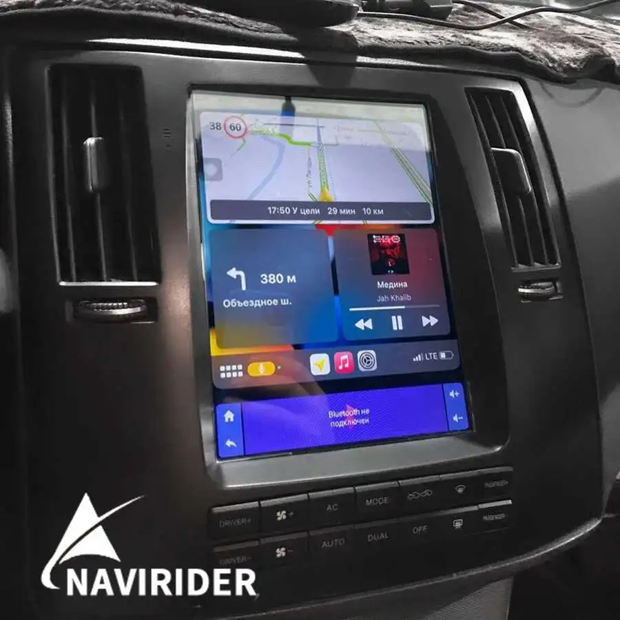 راديو السيارة لإنفينيتي FX FX35 FX45 2000-2010 أندرويد 14 شاشة Carplay الملاح مشغل فيديو الوسائط المتعددة وحدة رأس ستيريو تلقائي