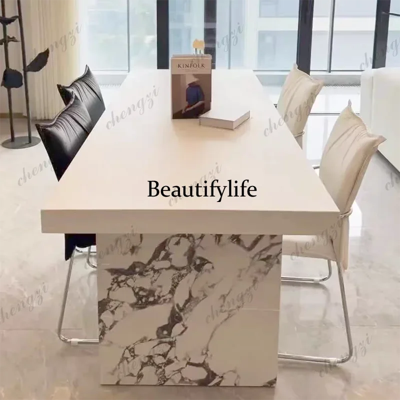 Luxury Keep Kitchen Tables Tall Modern Nordic Style Dining Tables Rectangle WarmTavolo Rotondo Pranzo Dining Room Furniture