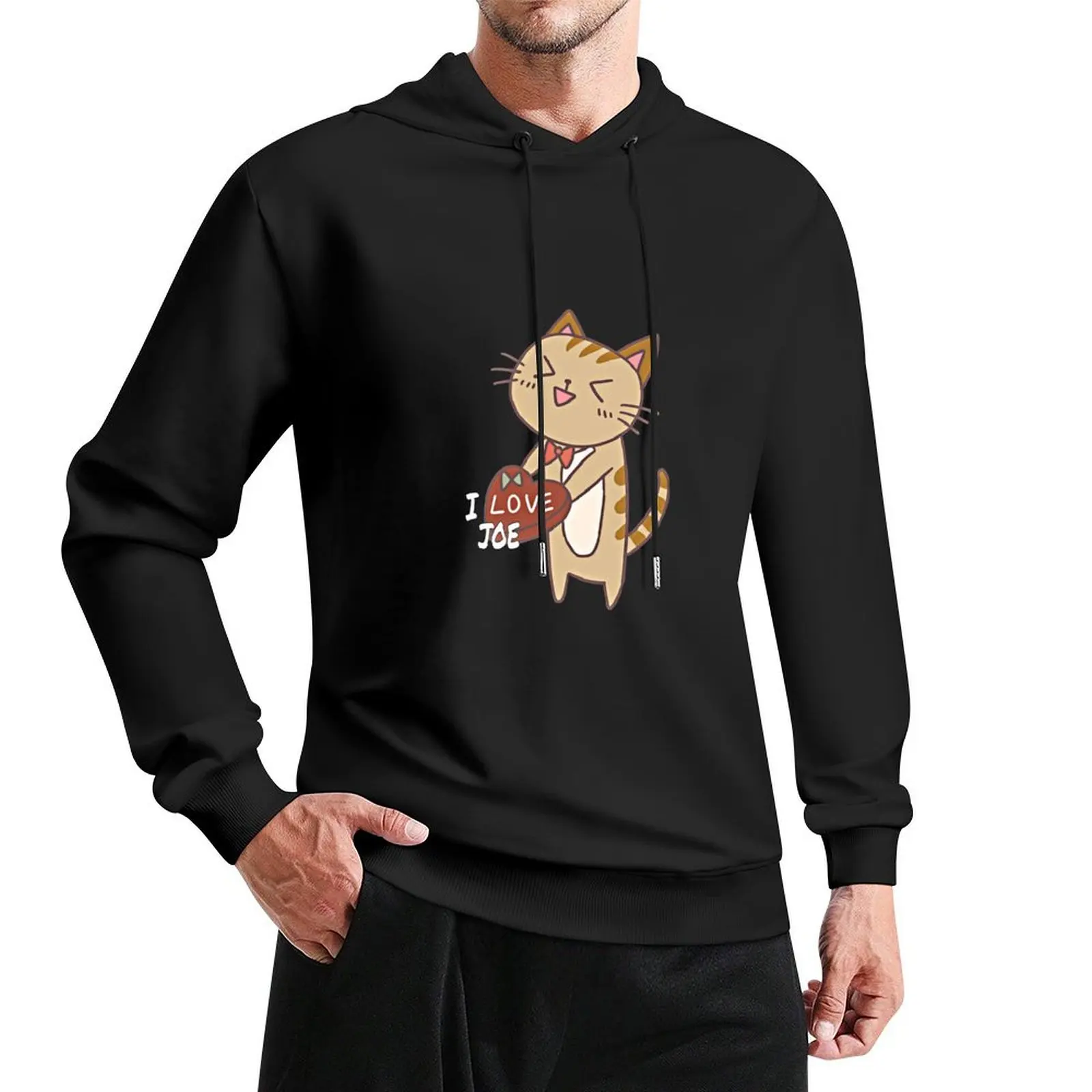 Ginger cat Pullover Hoodie anime clothes men's sweat-shirt set tracksuits