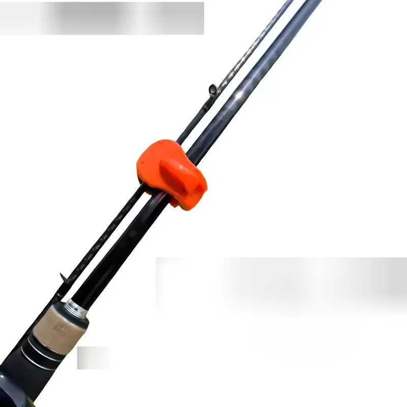 2pcs Quick-Attach Fishing Rod Clip - Tool-Free 1-Hand Holder for 2-Piece Freshwater Rods, Secure Grip Tackle Organizer