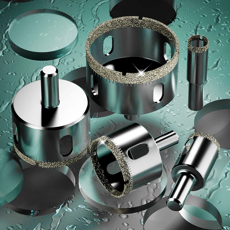Niu shark 3-120mm diamant beschichteter hss bohrer set fliesen marmor glas keramik lochs äge offene bohrer diamant kern bohrer