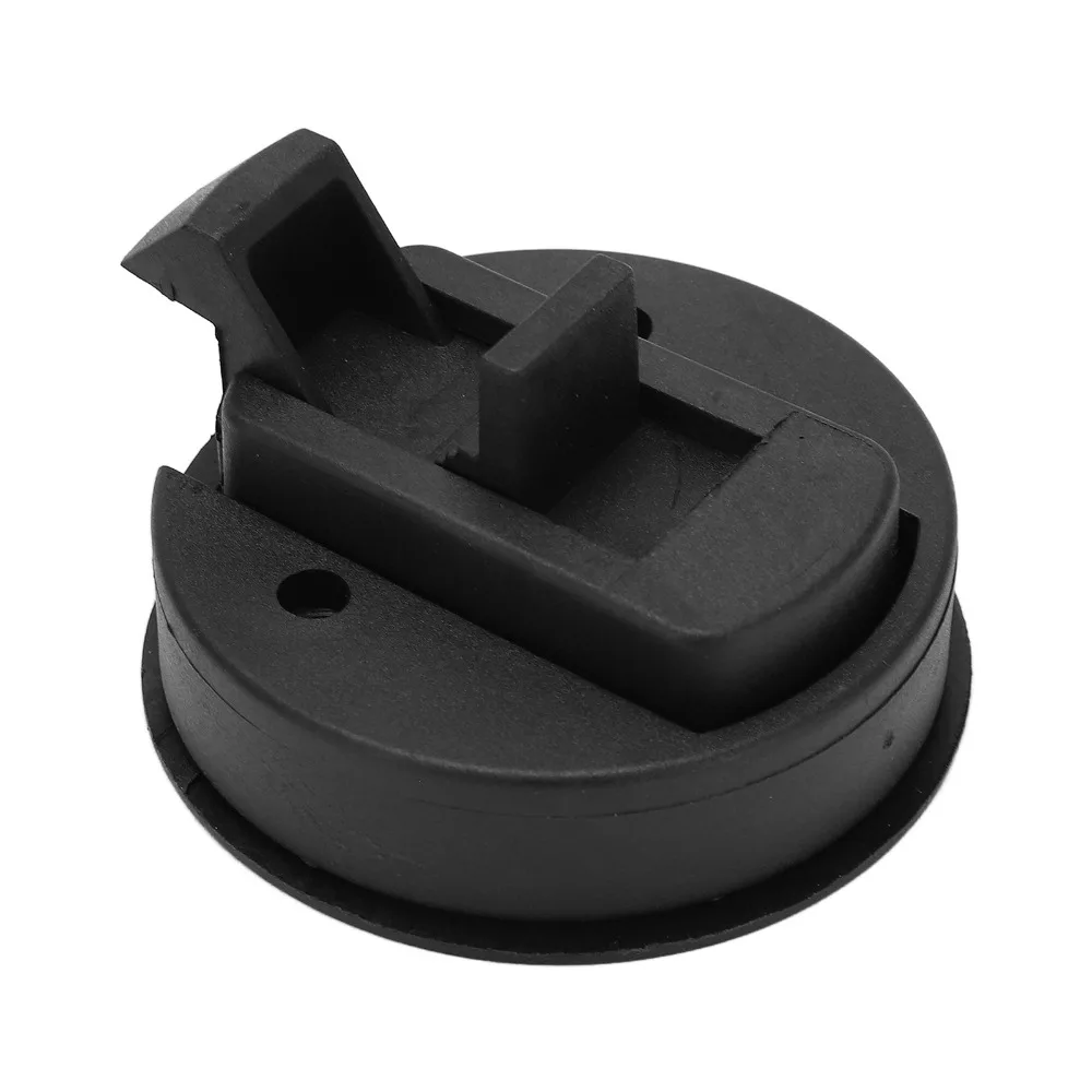 4PCS Boat Cabinet Hardware 61mm/2.4in Marine Flush Pull Slam Latch Black Round Ring Lock Flush Pull Slam Latch Yachts Use