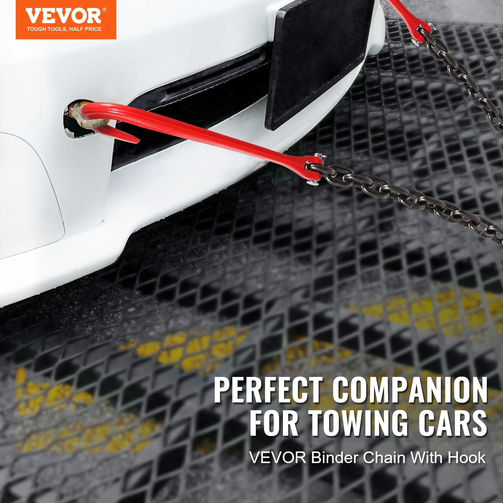 VEVOR G80 V Bridle Chain Towing Chain Bridle with 15