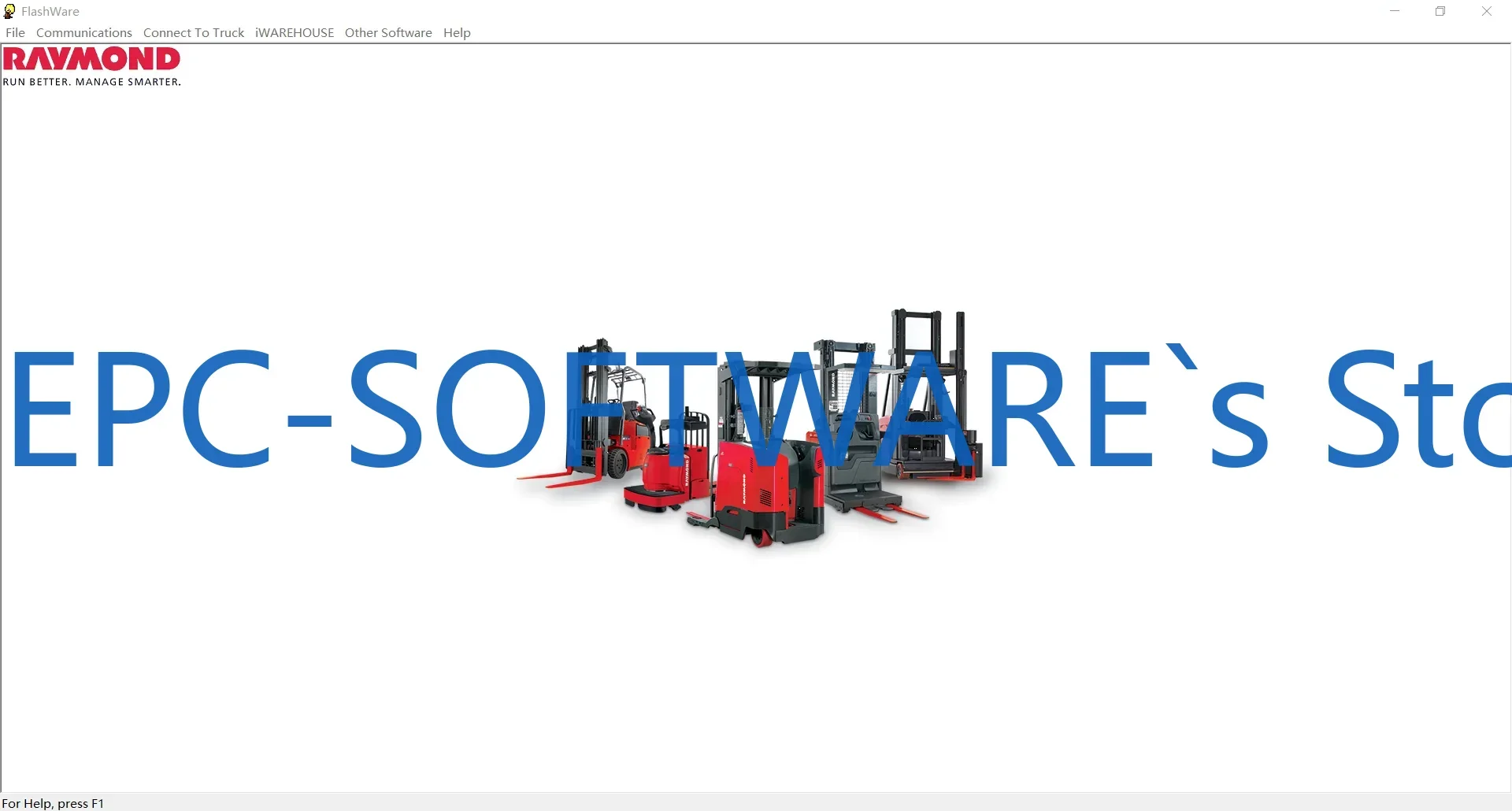 

EPC-OFTWARE Raymond Flashware Версия 10.9+FlashWare
