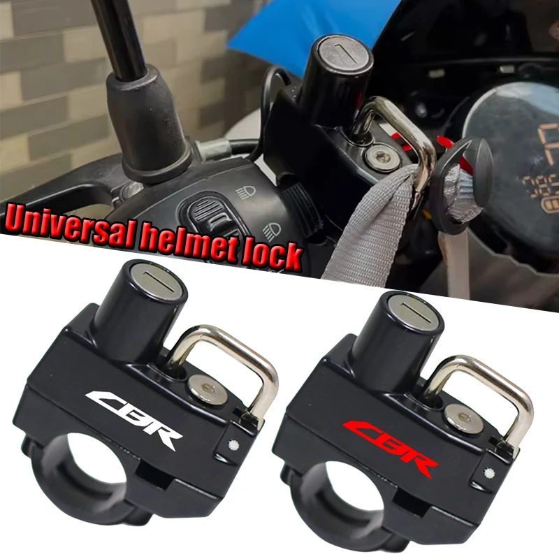 

Motorcycle Helmet Lock Anti-theft Security Safety For Handlebar Locking Cycling Equipment Fit For CBR650F CBR600 CBR600RR CBR