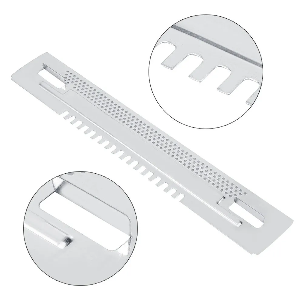 Galvanized Iron Beehive Mouse Guard Nontoxic Escapeproof Entrance Reducer Detachable Beehive Sliding Gate Hives Entrance