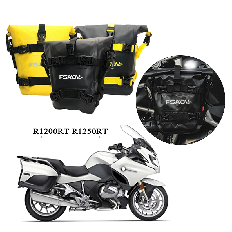 

For BMW R1200RT R1250RT Crash Bars Waterproof Bag Repair Tool Placement Bag R 1200RT R 1250RT R1200 RT Frame Crash Bars Bag