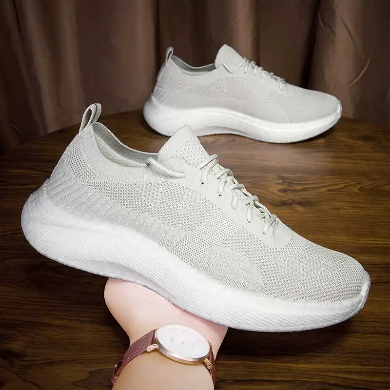 

Appearance Increases Legitimate Leather Fitness Shoes Men Sneakers Fashion Basketball Mens Tennis Sport High Fashion