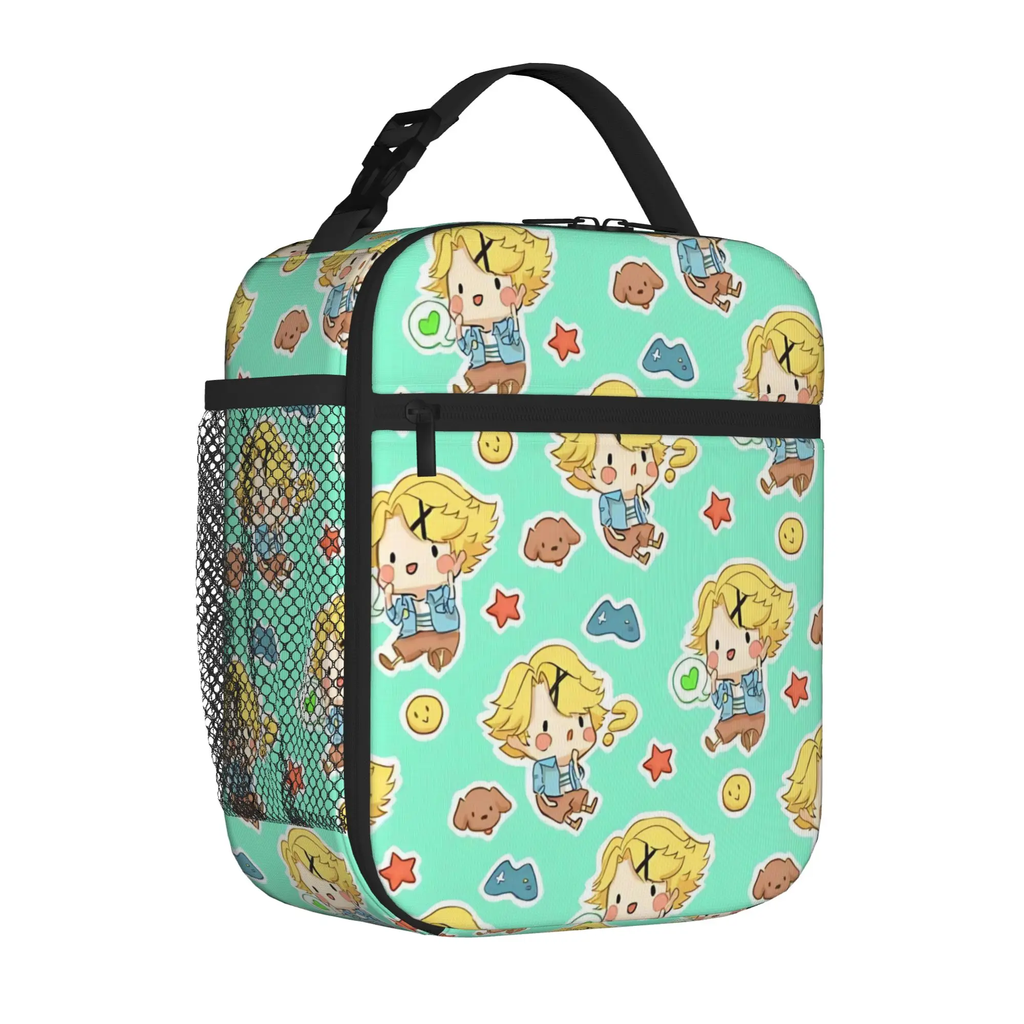 Insulated Lunch Tote Bag Mystic Yoosung Kim Messengers Y2K Game Cooler Thermal Lunch Container with Handle For School