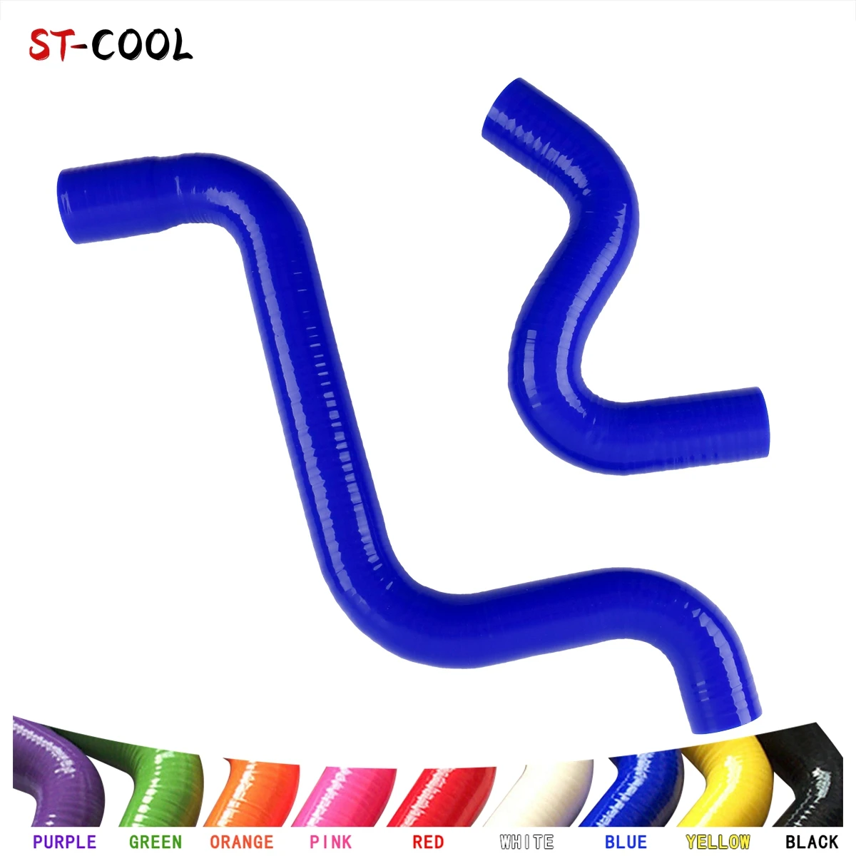 For 1994-2002 Saturn SL1 SL2 1.9L Radiator Silicone Hoses 1995 1996 1997 1998 1999 2000 2001 Tubes Piping Kit 2Pcs 10 Colors